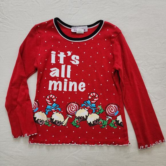 Vintage Other - Y2k Christmas Candy Long Sleeve kids 6